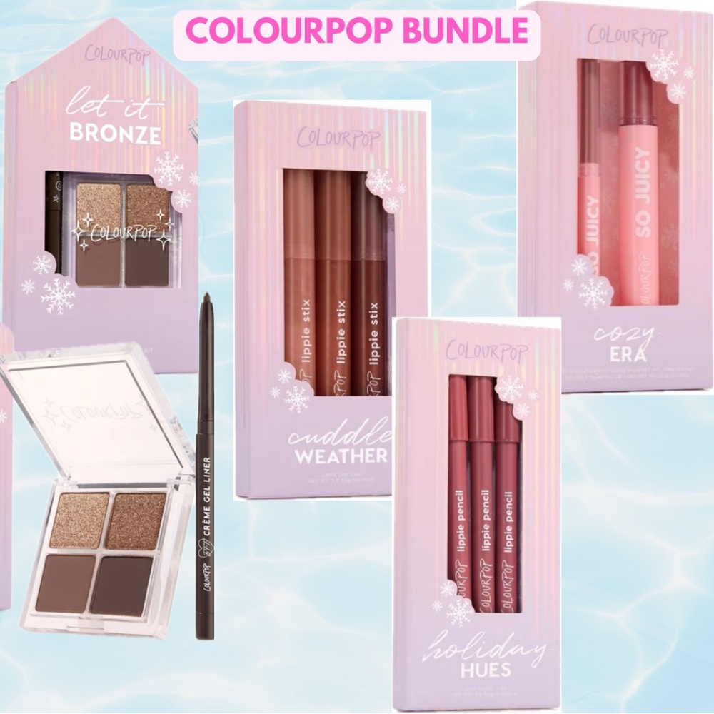 NIB Colourpop Bronze Makeup Bundle